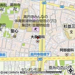 味噌一 高円寺店周辺の地図