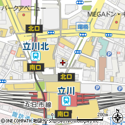三井住友銀行立川支店 ＡＴＭ周辺の地図