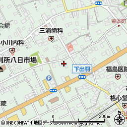 千葉県匝瑳市八日市場イ342周辺の地図