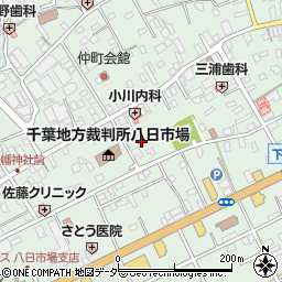 千葉県匝瑳市八日市場イ2782周辺の地図