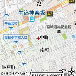 東京都新宿区中町28周辺の地図