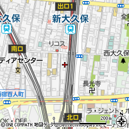 東京都新宿区百人町1丁目9-15周辺の地図