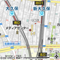 東京都新宿区百人町1丁目13-10周辺の地図