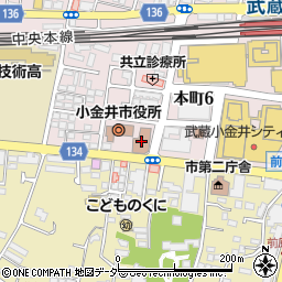東京消防庁小金井消防署周辺の地図