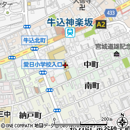 東京都新宿区北町17周辺の地図