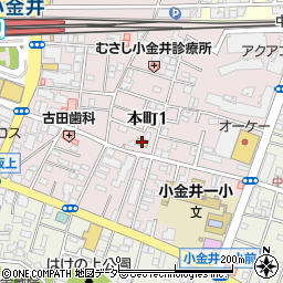 ファミリーマート小金井農工大通り店周辺の地図