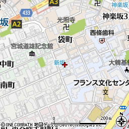 東京都新宿区若宮町36周辺の地図