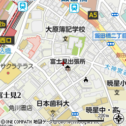 東京都千代田区富士見2丁目1周辺の地図
