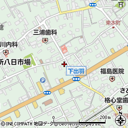 千葉県匝瑳市八日市場イ340周辺の地図