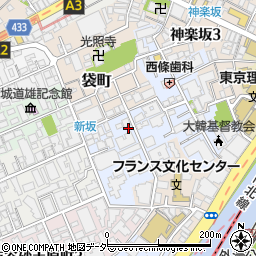 東京都新宿区若宮町33周辺の地図