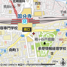 個室居酒屋 殻YABURI 国分寺店周辺の地図