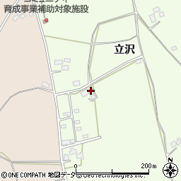 千葉県富里市立沢395周辺の地図