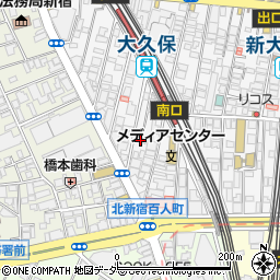 東京都新宿区百人町1丁目23-9周辺の地図