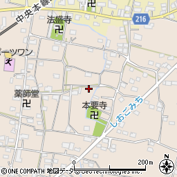 山梨県甲州市塩山下塩後605周辺の地図