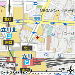 ソフマップ立川店周辺の地図