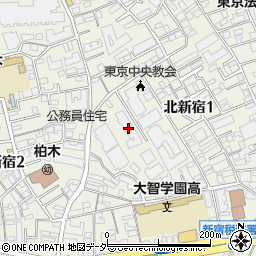 パティオ北新宿周辺の地図