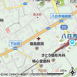 千葉県匝瑳市八日市場イ198周辺の地図