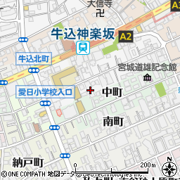 東京都新宿区北町14周辺の地図