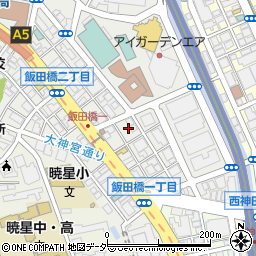 東京都千代田区飯田橋2丁目12周辺の地図