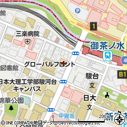 ファミリーマート御茶ノ水駅前店周辺の地図