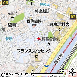 東京都新宿区若宮町26周辺の地図