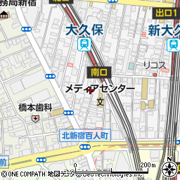 東京都新宿区百人町1丁目23-23周辺の地図