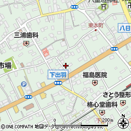 千葉県匝瑳市八日市場イ258周辺の地図