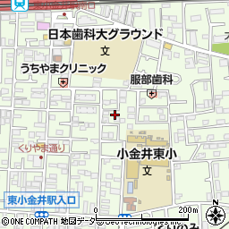 東京都小金井市東町4丁目28周辺の地図