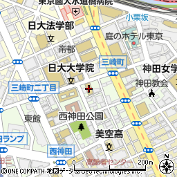 日本大学法科大学院１・２号館周辺の地図