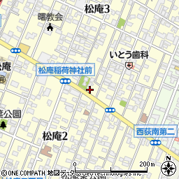 東京都杉並区松庵3丁目10-2周辺の地図