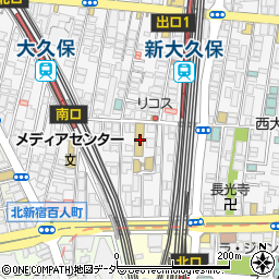 東京都新宿区百人町1丁目13-16周辺の地図