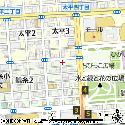 ビリーザキット錦糸町店周辺の地図