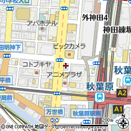 坂口電熱株式会社　秋葉原本店周辺の地図