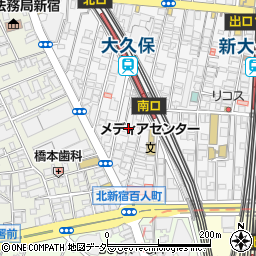 東京都新宿区百人町1丁目23-10周辺の地図