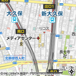 東京都新宿区百人町1丁目13-12周辺の地図