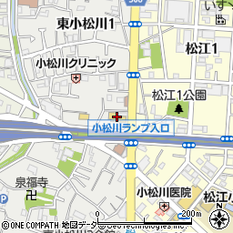タイヤ館小松川周辺の地図