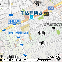 東京都新宿区北町15周辺の地図
