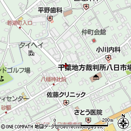 千葉県匝瑳市八日市場イ2622周辺の地図
