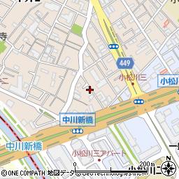 平井1丁目1下坂邸[akippa]駐車場周辺の地図