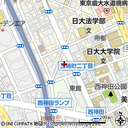 東京都千代田区神田三崎町3丁目1周辺の地図