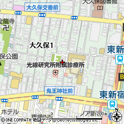 プレール・ドゥーク東新宿２周辺の地図
