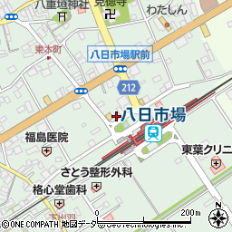 千葉県匝瑳市八日市場イ109周辺の地図