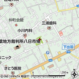 千葉県匝瑳市八日市場イ2793周辺の地図