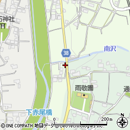 山梨県甲州市塩山下萩原92周辺の地図