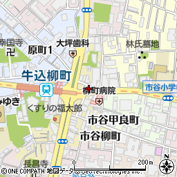 東京都新宿区市谷柳町6周辺の地図