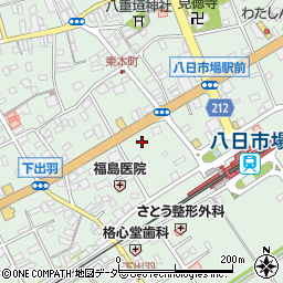 千葉県匝瑳市八日市場イ182周辺の地図