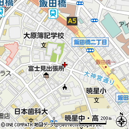 算命学明学院　飯田橋教室周辺の地図
