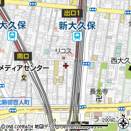 東京都新宿区百人町1丁目12-19周辺の地図