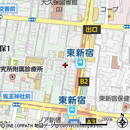 東京都新宿区大久保1丁目1 36の地図 住所一覧検索 地図マピオン