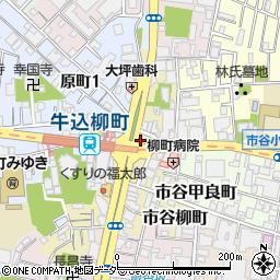 東京都新宿区市谷柳町5周辺の地図